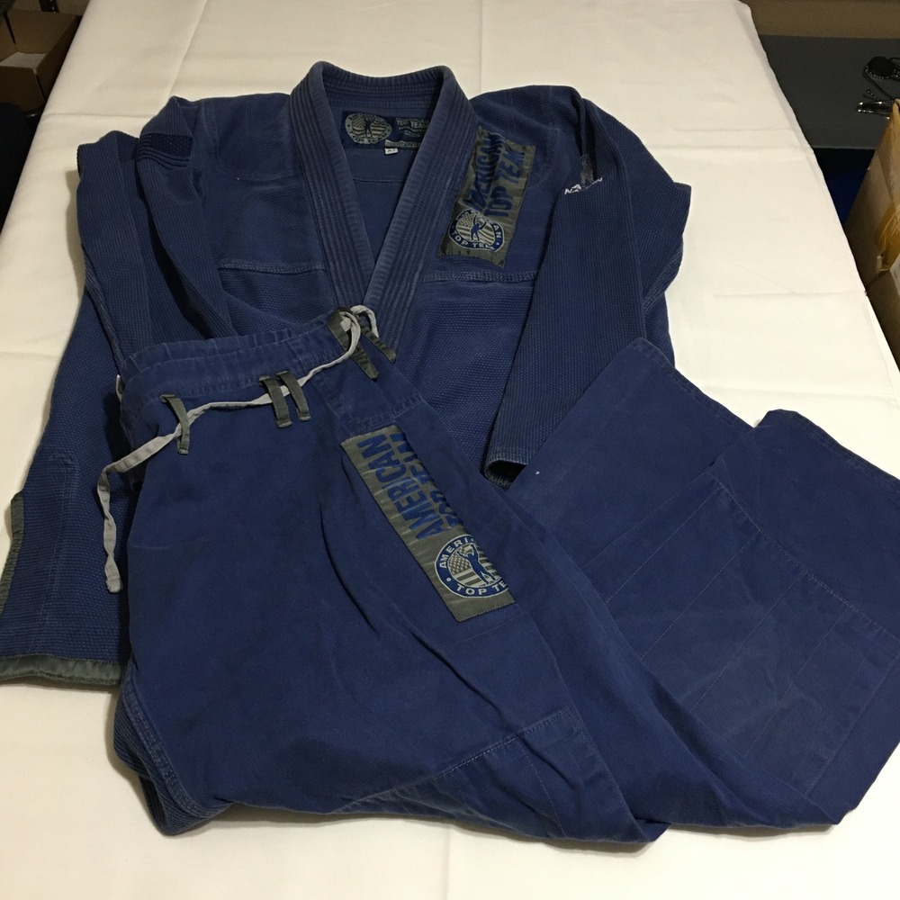 American Top Team Century BJJ Gi Set Mens A3 Blue Martial Arts Uniform